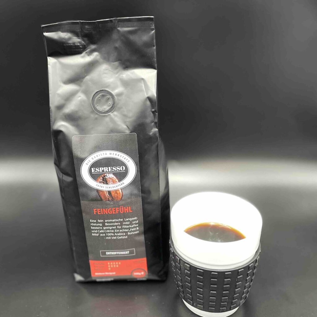 Feingefühl entkoffeiniert Tasse