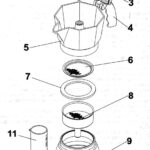 Bialetti Gummidichtung + Filter 4 Tassen Brikka